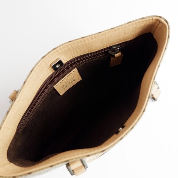 Authentic Preowned Gucci Beige GG Canvas Mini Handbag - Picture 12 of 16